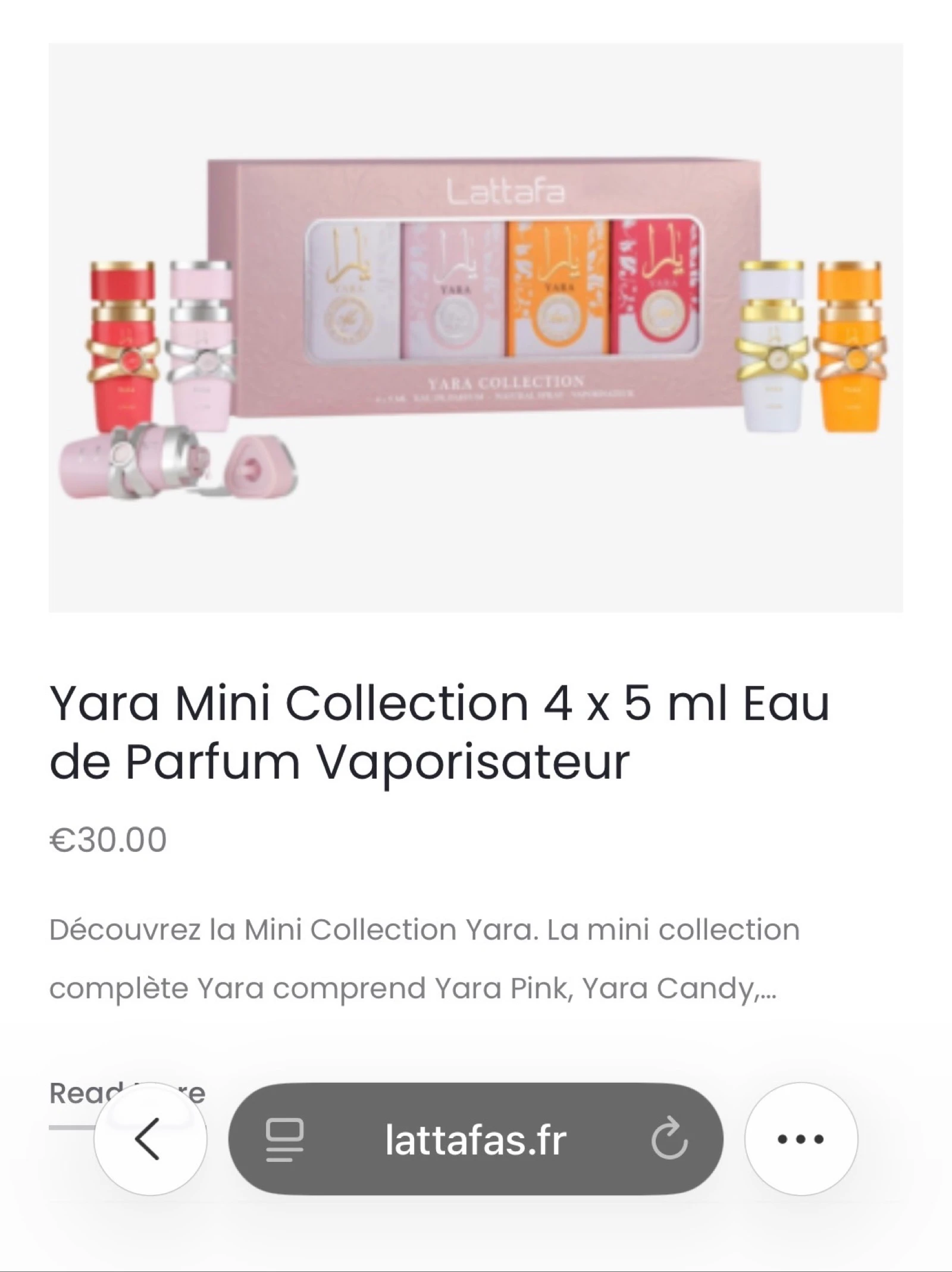 Coffret eau de parfum YARA LATTAFA authentique  4x5ml – photo 3